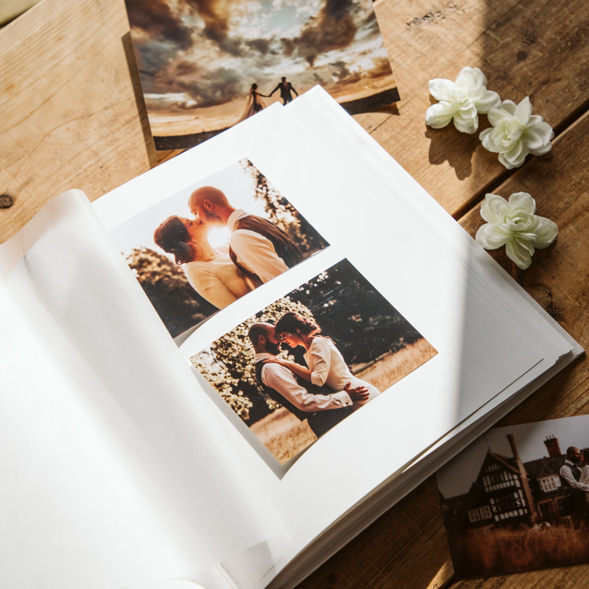 Personalised Traditional Linen Photograph Album - 2 Sizes