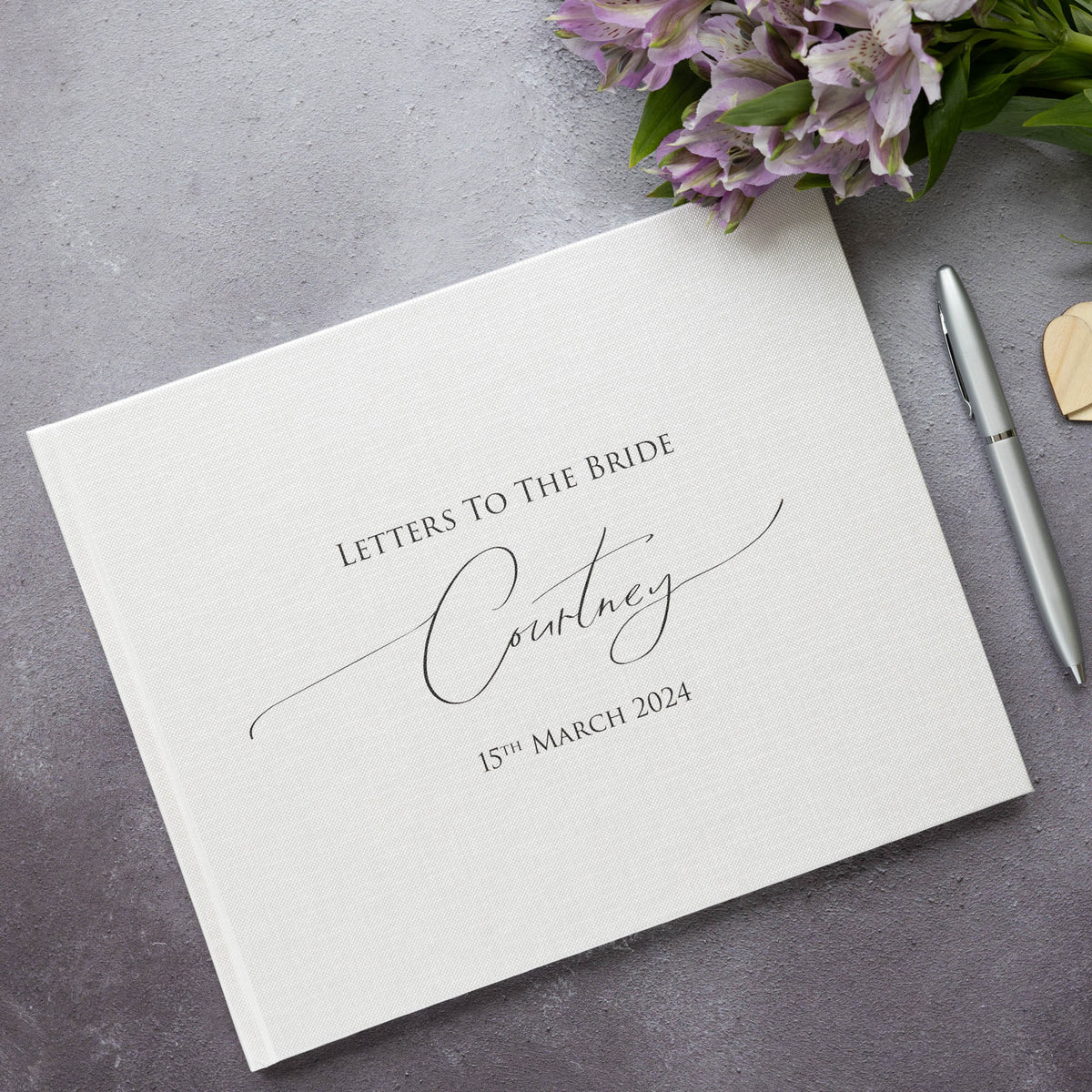 Personalised &#39;Letters to the Bride&#39; Guest Book