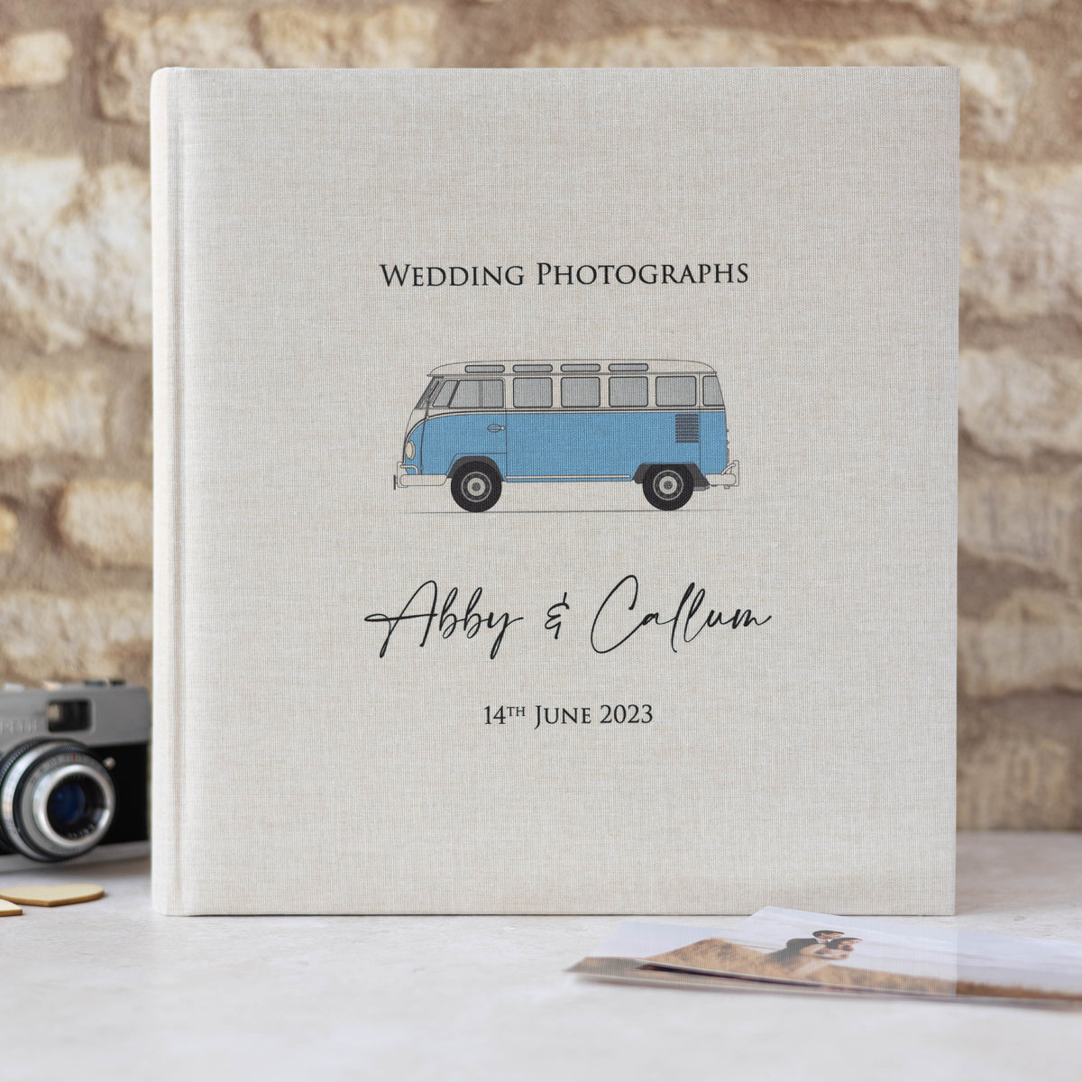 VW Camper Van - Personalised Wedding Photograph Album