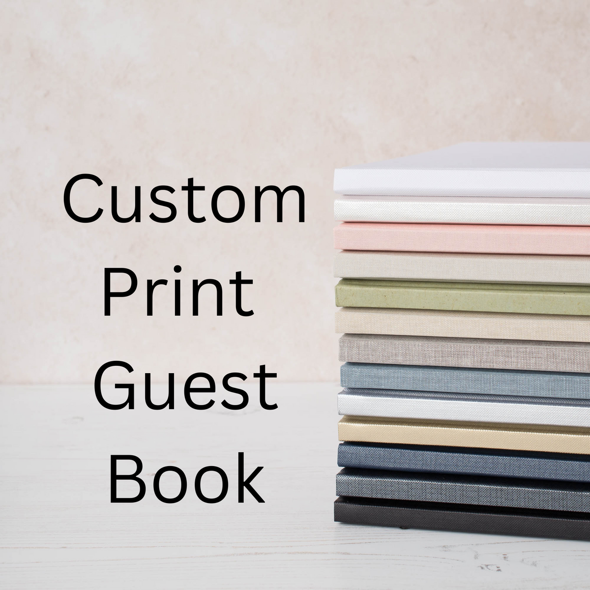 Custom print Guest Book