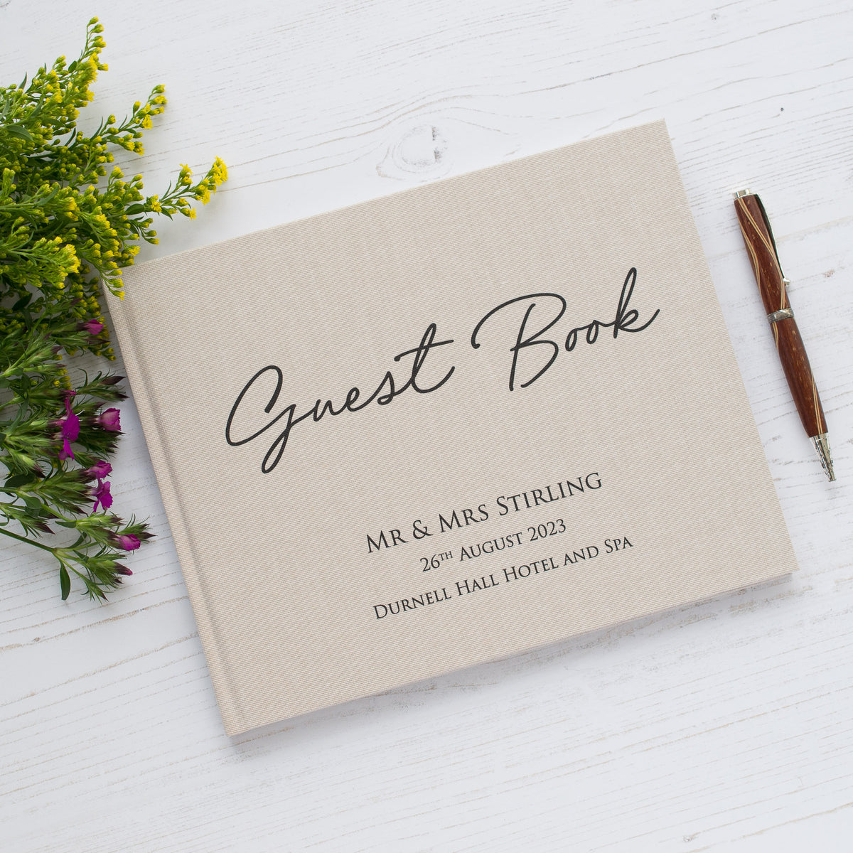 Gemma - Personalised Wedding Guest Book