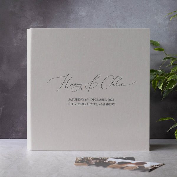 Personalised Slip-In Style Wedding Photograph Album - Stori