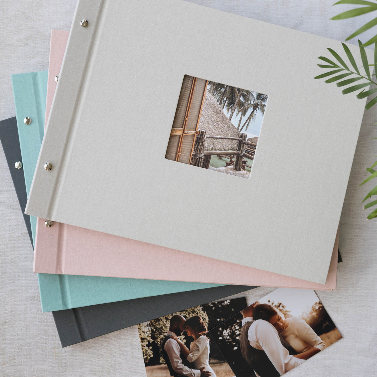 Screw Bound Linen Photograph Album