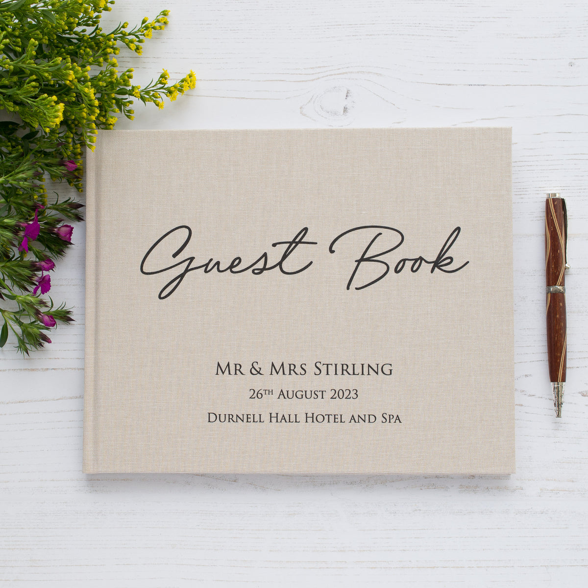 Gemma - Personalised Wedding Guest Book