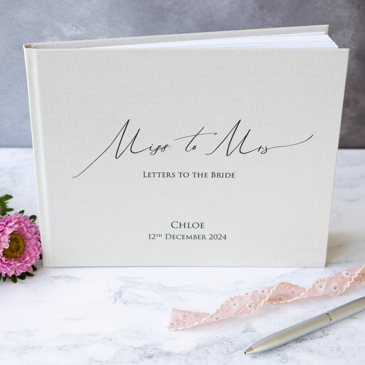 &#39;Miss to Mrs&#39; Guest Book