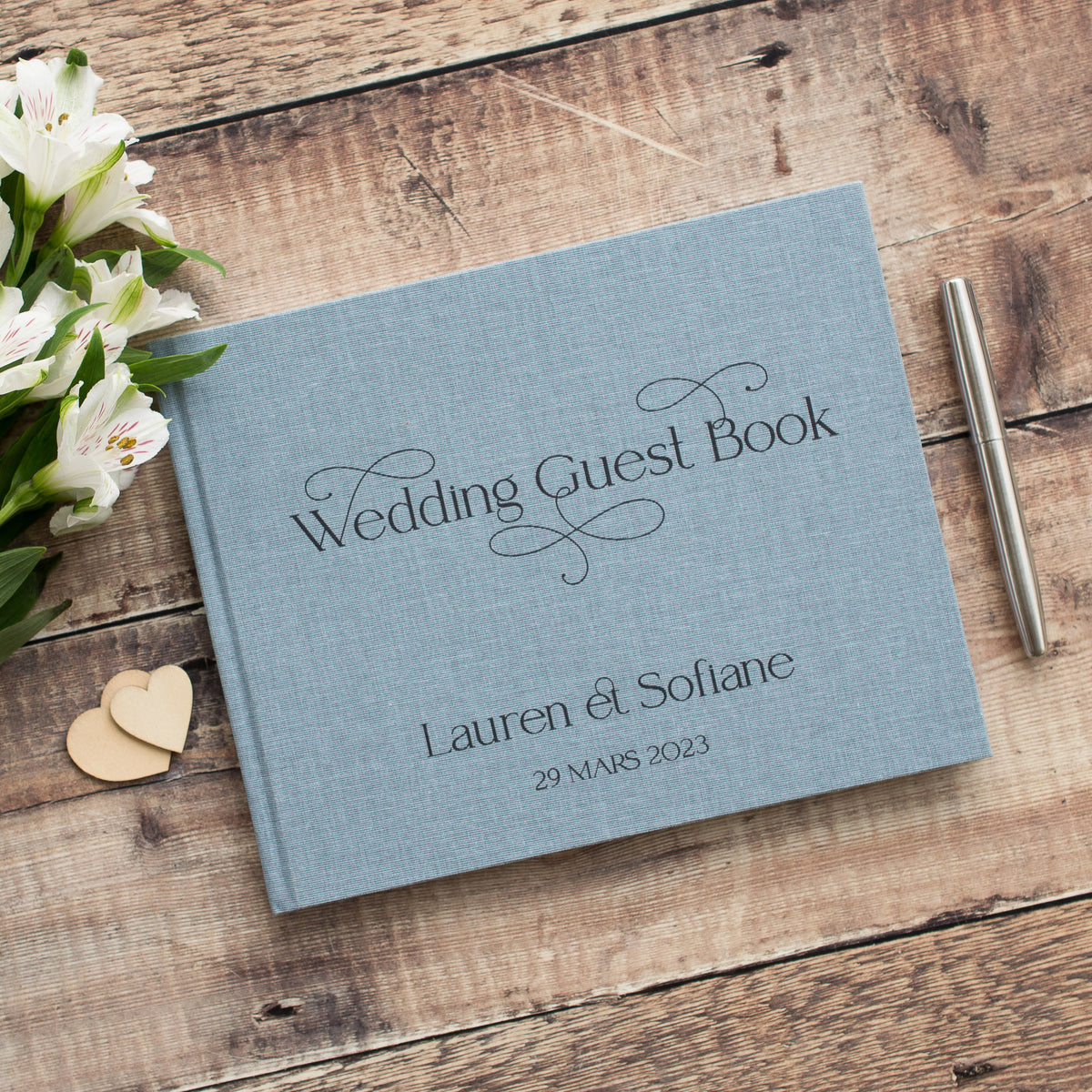 Amelia - Personalised Wedding Guest Book
