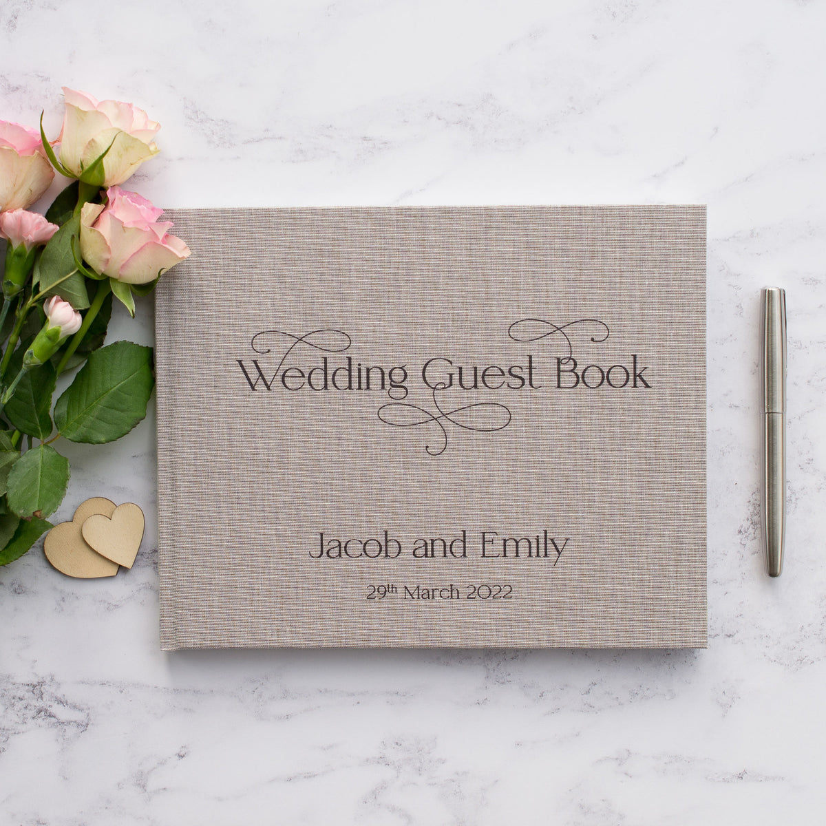 Amelia - Personalised Wedding Guest Book