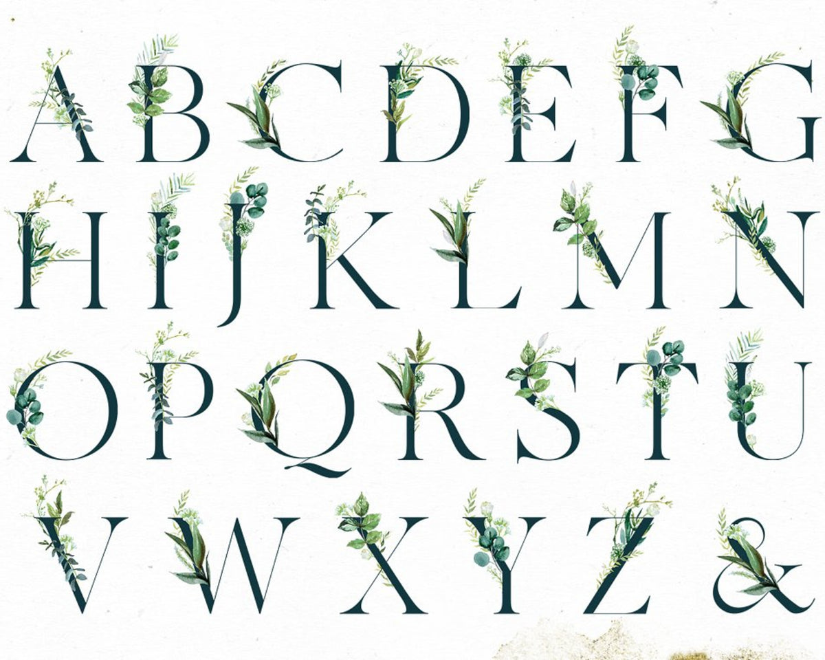 Green alphabet - etsy 5_4