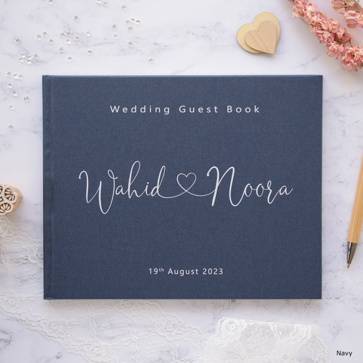 &#39;Sophia&#39; - Personalised Wedding Guest Book